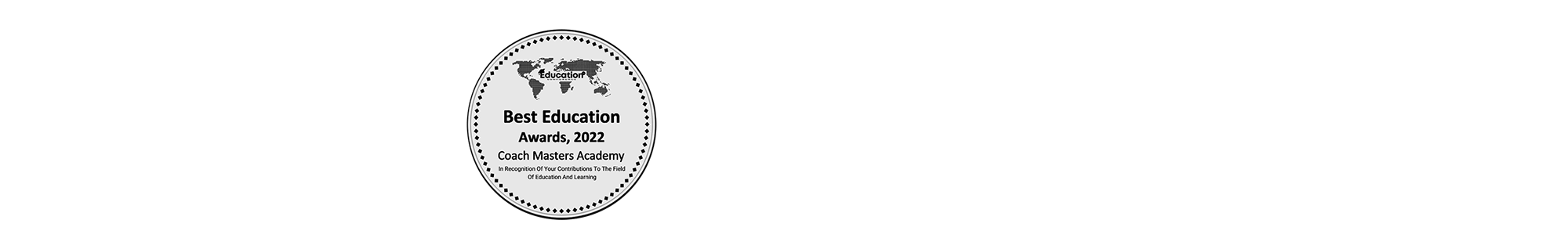 ICF accreditation badges — Level 1, Level 2, Level 3, ICF Coaching Impact Award